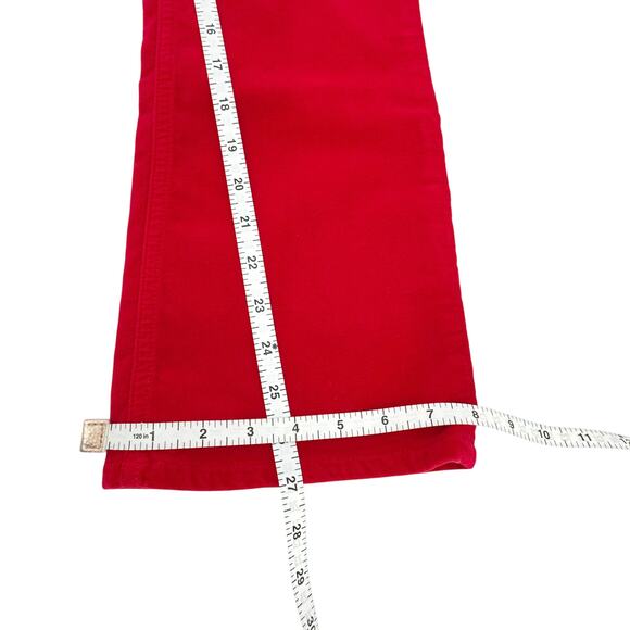 RE/DONE Mid-Rise Cropped Kick Flare Velvet Pants 25 - Picture 13 of 13